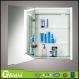 Glass Mirror Modern Bathroom Cabinet Vanity with light