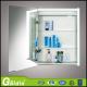 Glass Mirror Modern Bathroom Cabinet Vanity with light