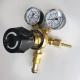 ODM Supported British Style Argon Gas Regulator Dual Co2 Flowmeter for High Pressure Mig Tig Welding