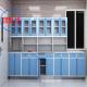 Full Steel Treatment Room Cupboard with Adjustable Shelves Metal Type