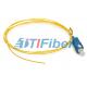 SC Single mode Fiber Optic Pigtail with UPC APC Polishing Fiber Ferrule