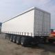 Enclosed Flatbed 50T 4 Axle CIMC Curtain Side Truck