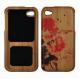Real Bamboo Case Back Covers for iPhone 4, 4S, Colorful Picture (PayPal Available)