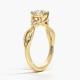 Willow Diamond Engagement Ring (1/8 Ct. Tw.) With 9K Gold