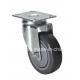 Edl Medium 4 130kg Plate Swivel PU Caster Z5714-77 for Customization and Zinc Plated