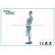 OEM Free Size Long Sleeves Disposable Isolation Gowns