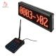 Newest wireless restaurant pager queue management calling system number display with touch screen transmitter