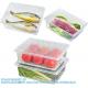 Containers With Removable Drain Plate And Lid, Stackable Portable Freezer Storage Containers - Tray