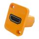 HDMI RJ45 Panel Mount Connector Female To Female Straight Through