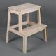 Wooden ladder stool, living room and kitchen room furniture