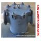 JIS 5K-250A CAN WATER STRAINER JIS 10K-250A CAN WATER STRAINERS BODY - CAST IRON FILTER CARTRIDGE - STAINLESS STEEL