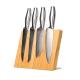 Accepted OEM ODM Bamboo Magnetic Stand Magnetic Knife Block for Cooking Utensils More