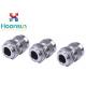 PG11 Waterproof Stainless Steel Cable Gland , Electrical Rubber Seal Ss Cable Gland