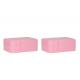 100g Pink Color Square Shape Fragrance Cream Box Cosmetic Container Skin Care Packaging UKDS12