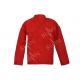 Classic Style Heavy Duty Work Suit Red Jacket With Button Closure Waterproof