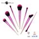 7 Pcs Makeup Brush Set Synthetic Hair With Plastic Handle OEM ODM Customized