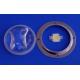 Glass Led Light Lens / LED Street Light Lens With Silicon Gasket For 30Watt Leds