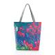 Digital painting flowers calico shoulder portable handbag shoulder bag