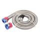 0.15mm 0.2mm 0.25mm Braided Stainless Steel Sleeving Explosion Proof