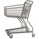70L Custom Shopping Basket Trolley Powder Coating Wire Basket Cart