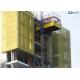 Construction Loading Platforms Suspended , Loading Lift Platform Yellow Color