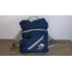 600D polyester Vintage Blue brown Label Backpack Bag--new design bag