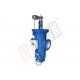 Blue T Shape Stainless Steel Filter Housing For Petrochemical Industry