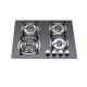 Top Glass Kitchen Built In Gas Hob Smart Cooktop 4 Burner  For Household