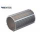 Custom Made Industrial Aluminium Profile Extrusion Motor Shell With Powder Painting