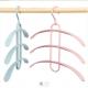 3 Layers Wide Shoulder Hangers Plastic Fish Bone Shape