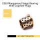 C863 Manganese Bronze Graphite Plugs Flange Bushing