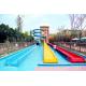 Spiral Adult Rainbow Water Park Slide / Water Sports Equipment