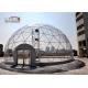 Steel Frame Transparent PVC Lightweight Geodesic Tent For Outdoor Exhibition