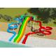 Commercial Water Park Design Slides , Spiral FRP Water Play Design