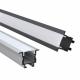 Ultra Bright Recessed LED Profiles , Silver Extruded Aluminum LED Housing