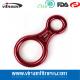 Forged aluminum climbing descender.climbing carabiner