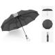 Custom Brand LOGO  46   Windproof Automatic Folding Umbrella 10 Ribs Compact  Travel Umbrella
