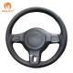 Hand Stitched Steering Wheel Cover for Volkswagen VW Golf 6 Plus Polo Tiguan Touran Caddy Jetta