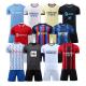 Washable Practical Striped Soccer Jerseys , Anti Pilling Youth Soccer Apparel