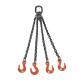 2t Working Load Limit Chain Sling Triple Leg with Safety Hooks
