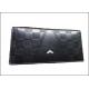 Black Gambling Cheating Devices Leather Electronic Playing Card Wallet Card Exchanger
