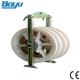 Galvanized Steel Frame Three Nylon Wheels Electric Cable Pulley Transmission Line Stringing Tools