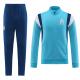 Sky Blue Soccer Team Tracksuits Polyester Football World Cup Track Suit