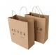 Eco Friendly Kraft Paper Shopping Bag ,  Brown Paper Bags With Handles Custom Logo
