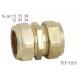 TLY-1213 1/2-2 Female aluminium pex pipe fitting brass nipplNPT copper fittng water oil gas mixer matel plumping joint