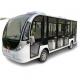 White Color Electric Mini Sightseeing Bus EV With Road Tires 14 Passengers