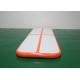 Orange Small 3m / 10ft Gymnastics Equipment Tumble Track Inflatable Air Track Set