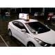 Lightweight 5mm Led Taxi Top Advertising / 1r1g1b Car Led Display Energy Saving