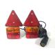 Red Yellow Trailer Marker Lamps Stud Mount With Reflector And Magnet