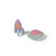 Rocket Spaceship UFO Airplane Durable Dog Toys Squeaky 6.5cm 2.56 Inch